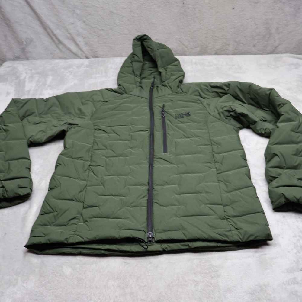 Mountain Hardwear Down Jacket Men Small Green Stretchdown Hoody Insulated Puffer
